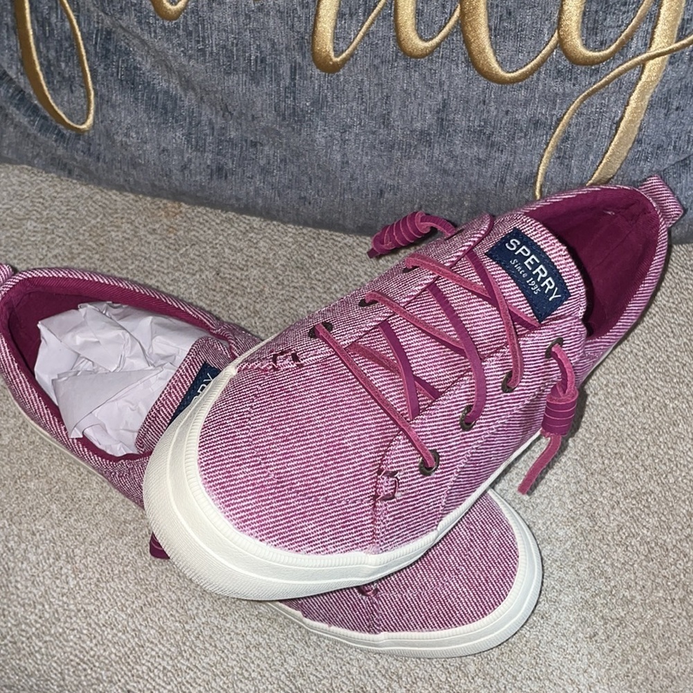 Sperry Women's Crest Vibe Garment Wash‎ Sneaker - Picture 3 of 6